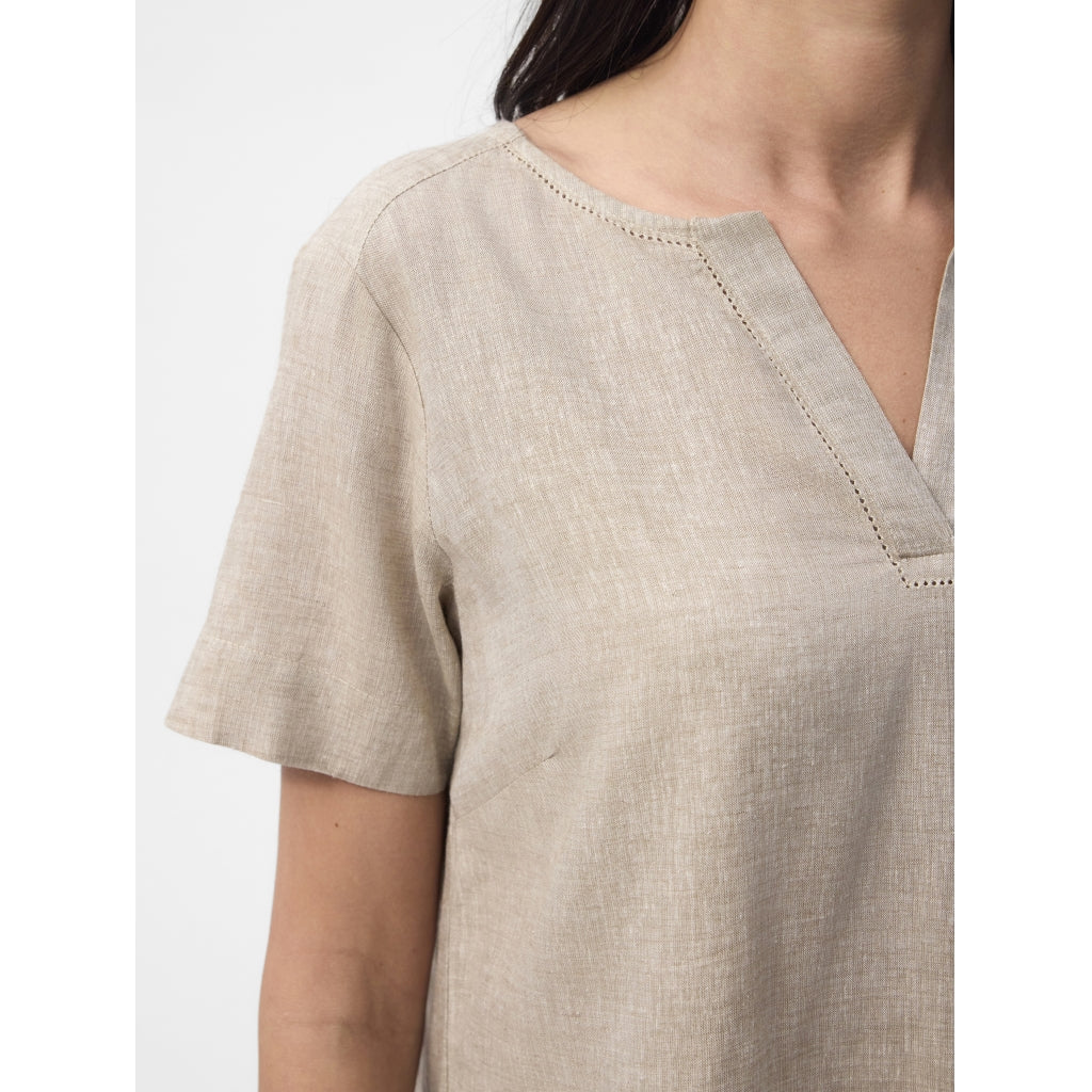 Redgreen Women Alexia Shirt Dresses / Shirts 422 Ligth Sand Melange