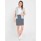 Sea Ranch Anjelica Striped Skirt Skirts SR Navy/Pearl Breton
