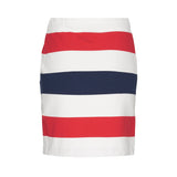 Sea Ranch Anjelica Striped Skirt Skirts SR Navy/Pearl/True Red