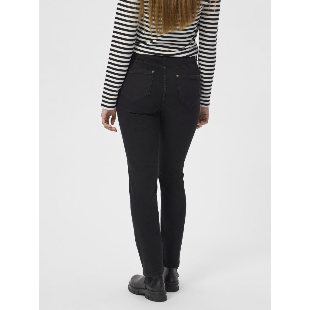 Redgreen Women Black Mai Jeans Pants and Shorts 099 Black