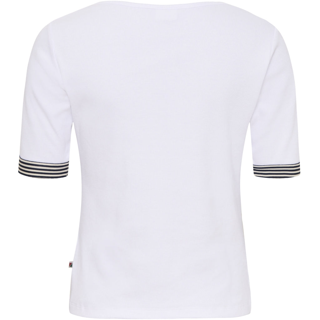 Redgreen Women Cait T-shirt Short Sleeve Tee White