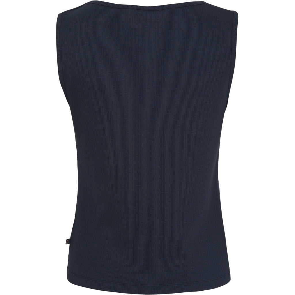 Redgreen Women Cane Top Short Sleeve Tee 068 Navy