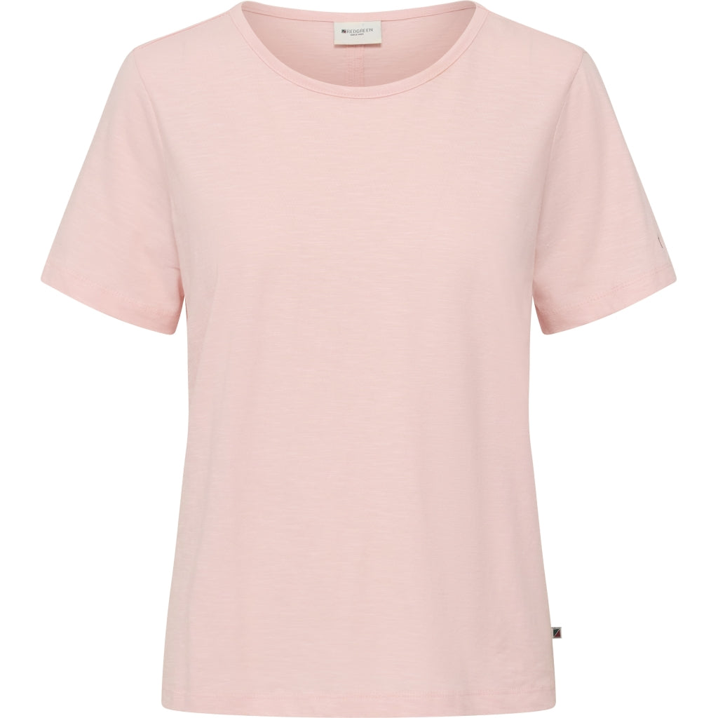 Redgreen Women Celina T-shirt Short Sleeve Tee 040 Rose Pastel