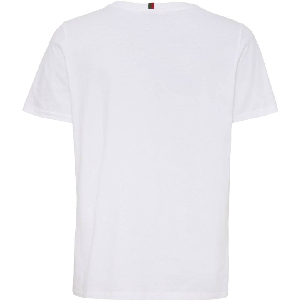 Redgreen Women Charley T-shirt Short Sleeve Tee 310 White