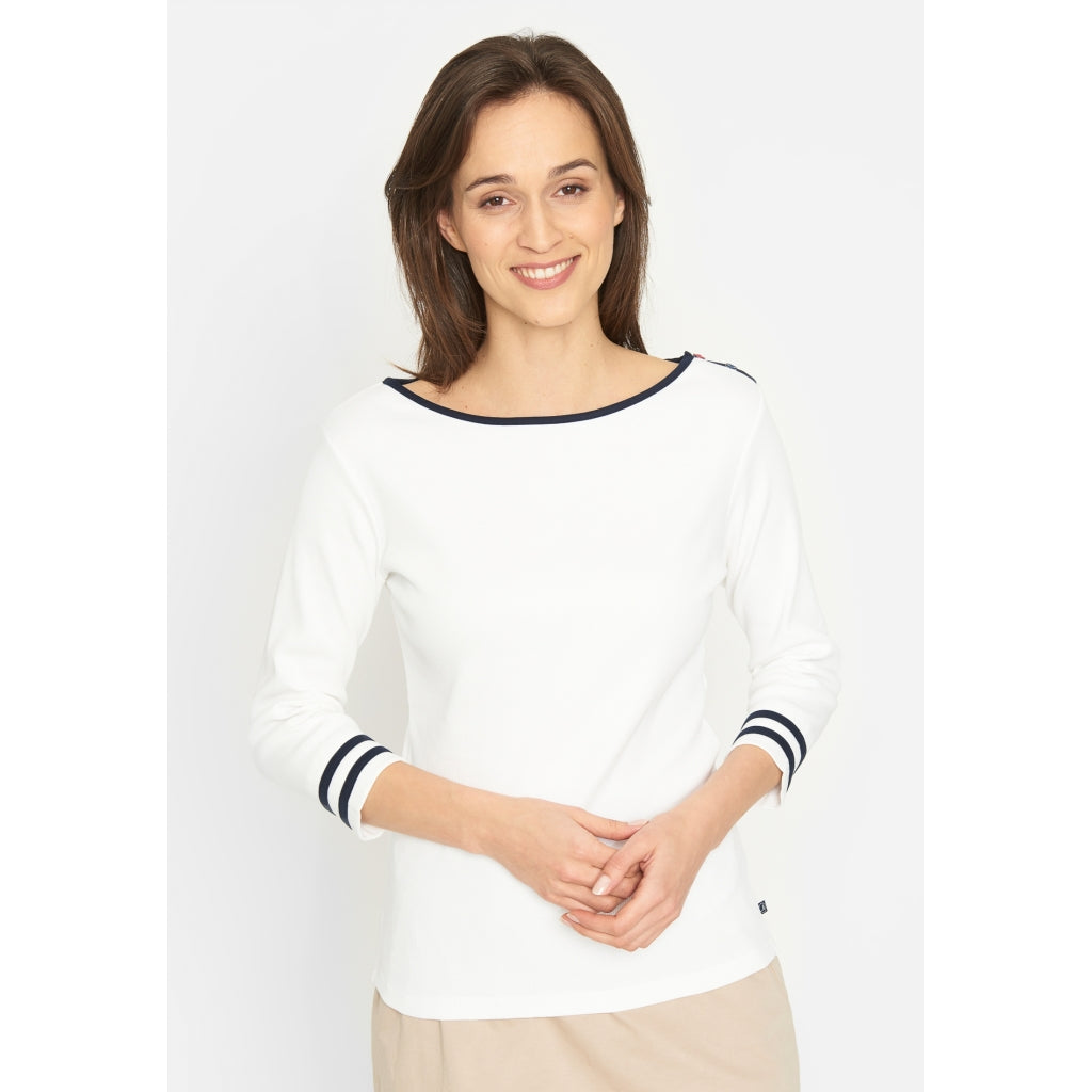 Sea Ranch Charlotte Long Sleeve Tee Long Sleeve Tee White