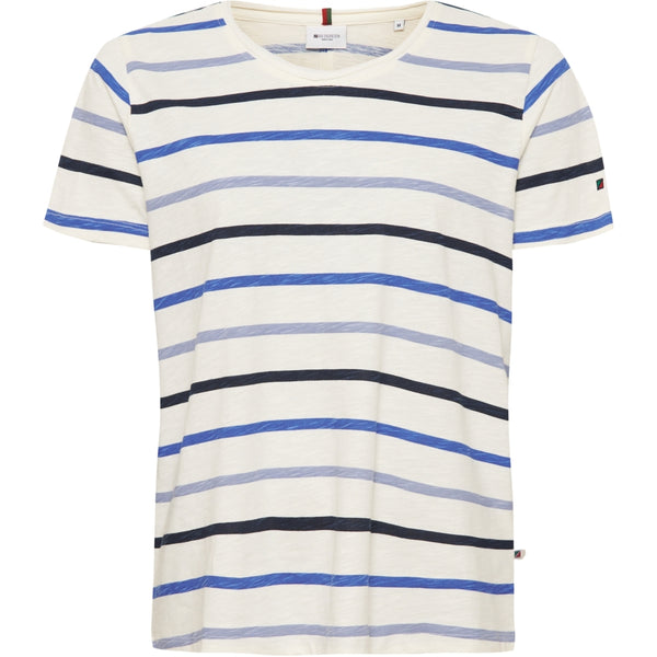 Redgreen Women Cille T-shirt Short Sleeve Tee 191 Turquoise Stripe