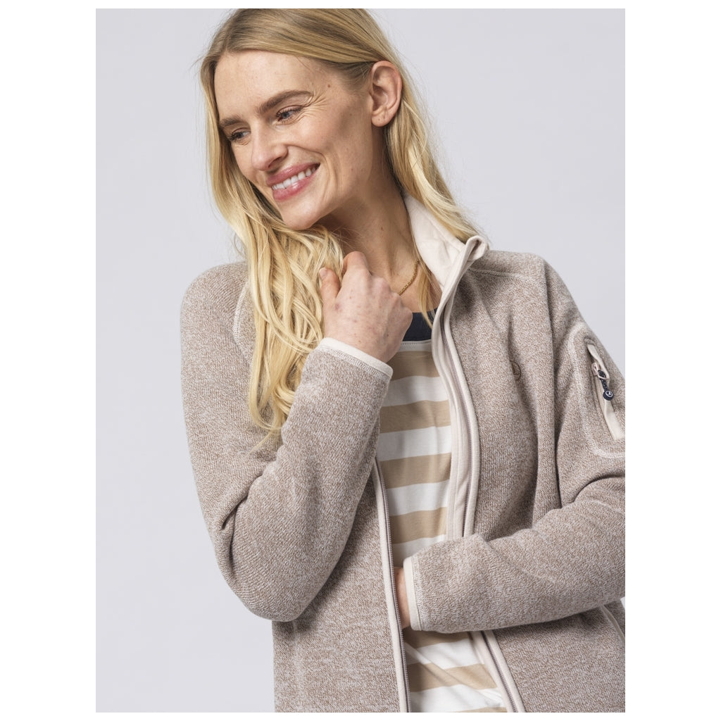 Sea Ranch Eleana Fleece Fleece Brown Melange