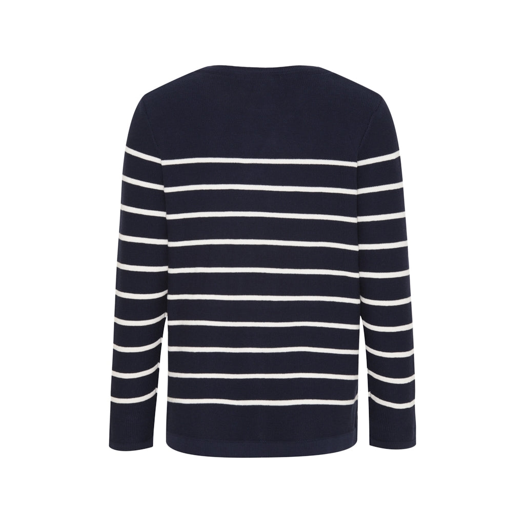 Sea Ranch Francoise Knit Knit SR Navy/Pearl