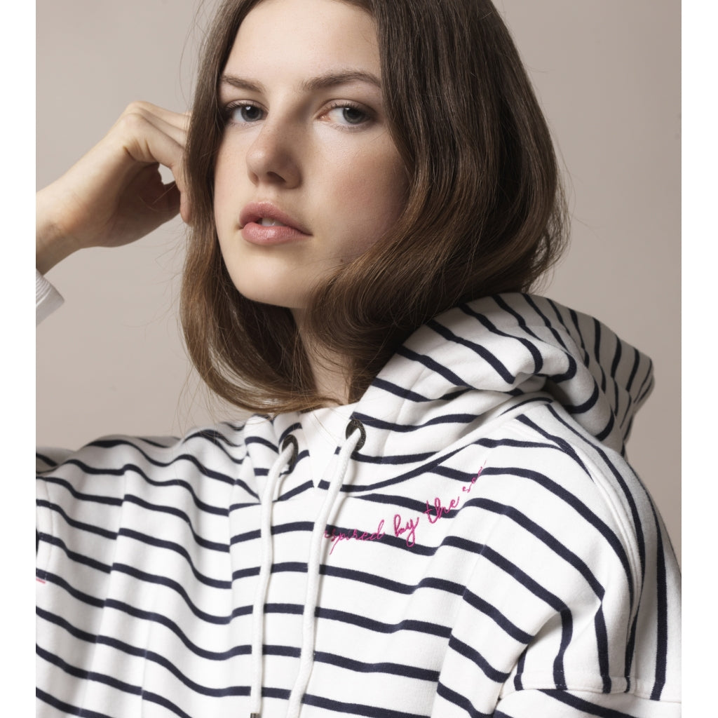 Sea Ranch Hailey Sweatshirt Sweats Pearl/SR Navy