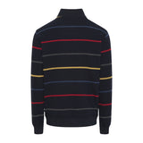 Sea Ranch Hamilton Half Zip Sweatshirt Sweats Dark Navy Multi Stripe