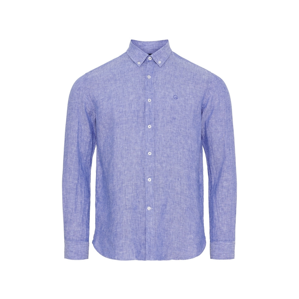 Sea Ranch Hyeres Long Sleeve Shirt Shirts White/Light Blue