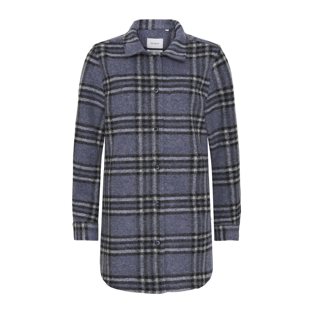 Sea Ranch Janice Overshirt Jackets and Coats Blue