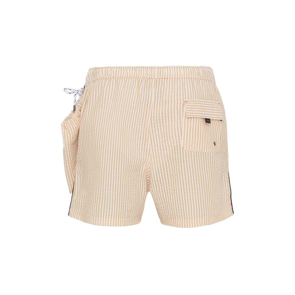 Sea Ranch Jeppe Swimshorts Swim Shorts 2507 Bright Orange / White