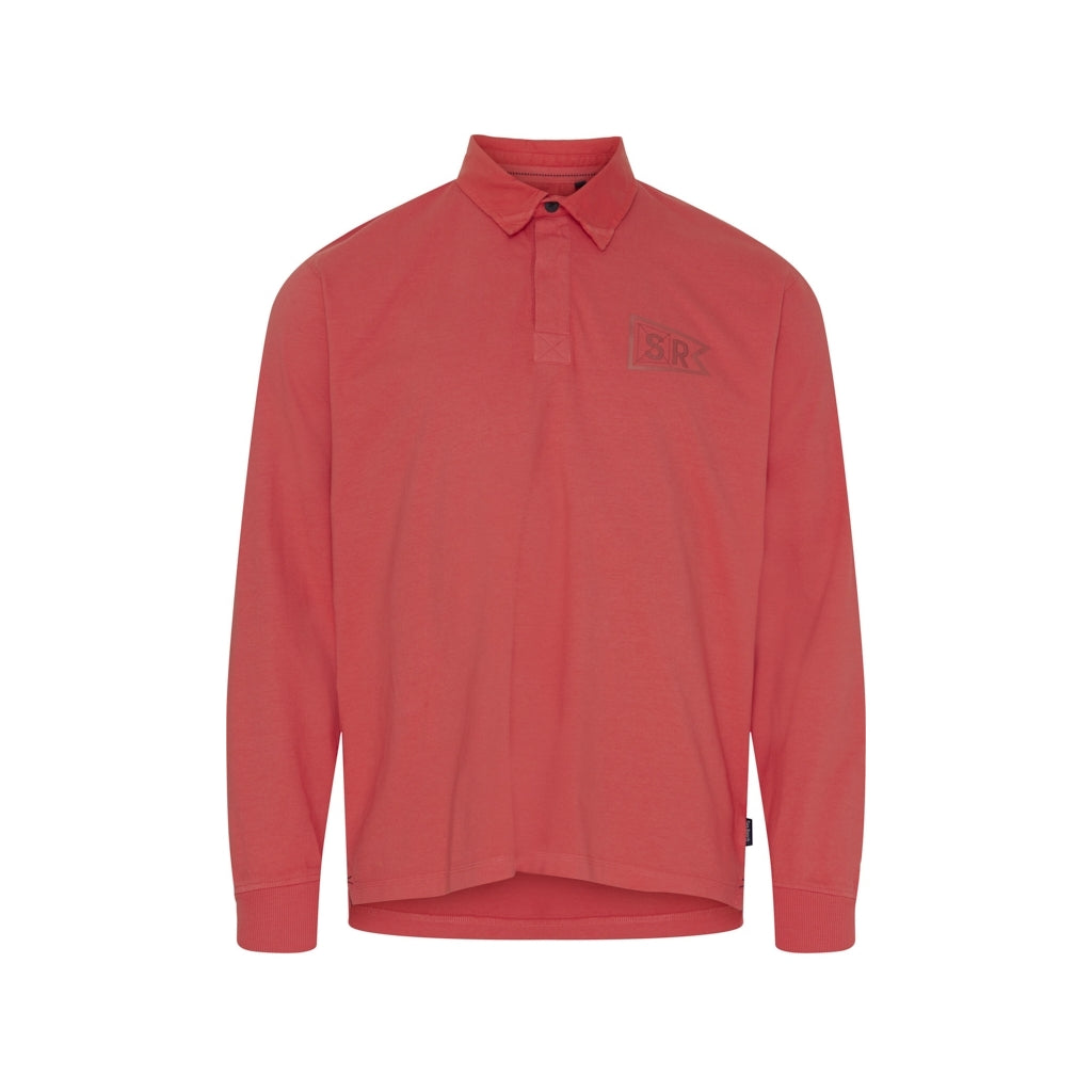 Sea Ranch Karl Rugby Long Sleeve Tee Sharon Red