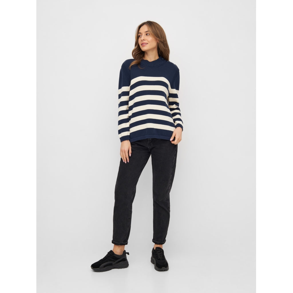 Redgreen Women Kathleen Knit Knit 169 Dark Navy Stripe