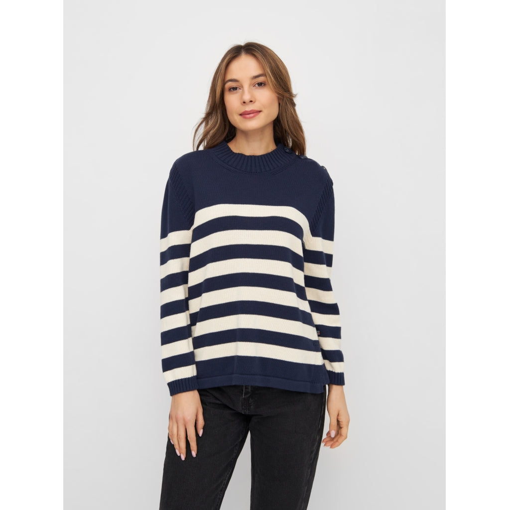 Redgreen Women Kathleen Knit Knit 169 Dark Navy Stripe