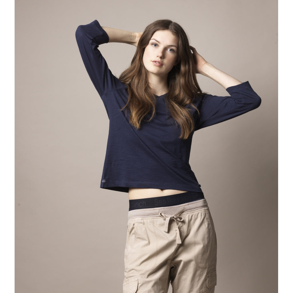 Sea Ranch Kaya 3/4 length Sleeve Tee Short Sleeve Tee SR Navy