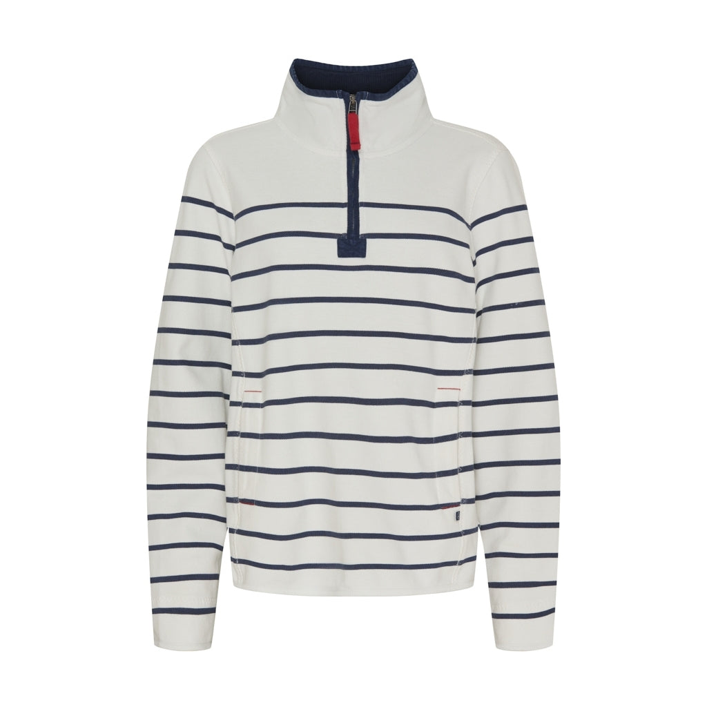 Sea Ranch Liddy Sweatshirt Sweats Pearl/SR Navy