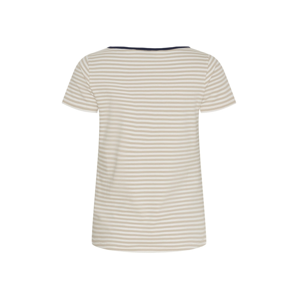 Sea Ranch Luella Striped Short Sleeve Tee Short Sleeve Tee 1974 Doeskin / Pearl