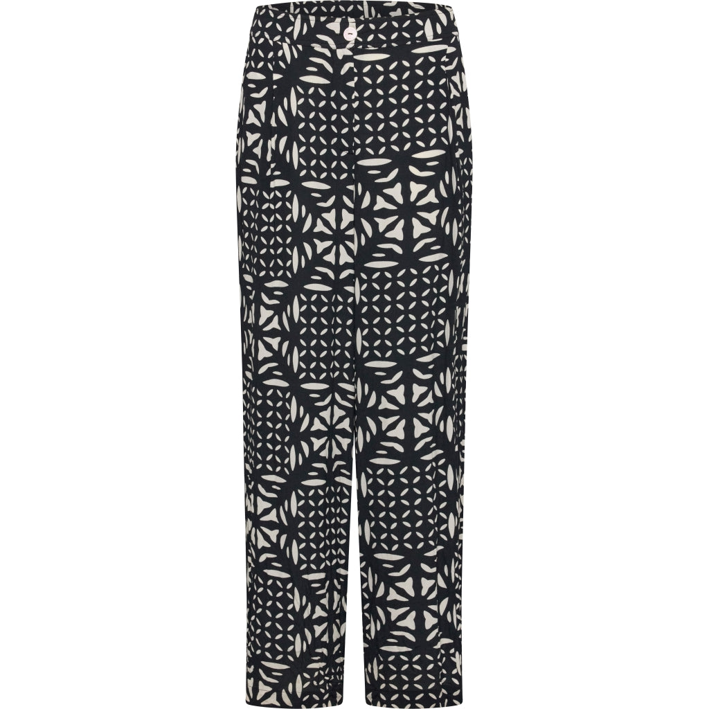 Redgreen Women Mae Pants Pants and Shorts Navy Pattern