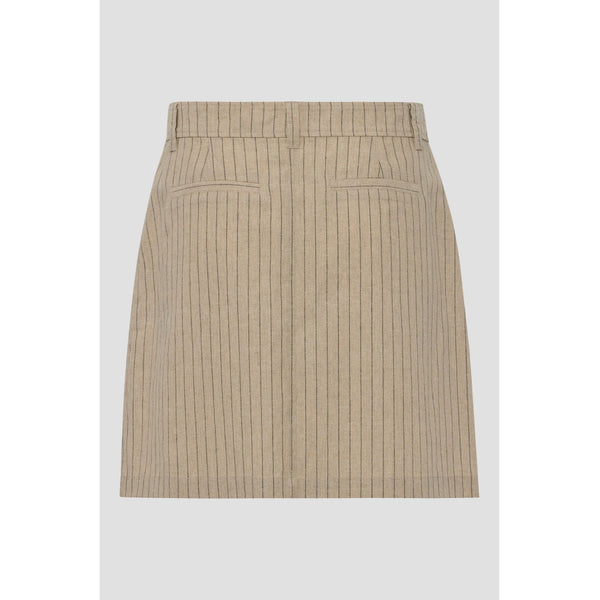 Redgreen Women Nan Skirt Skirts 122 Light Sand Stripe