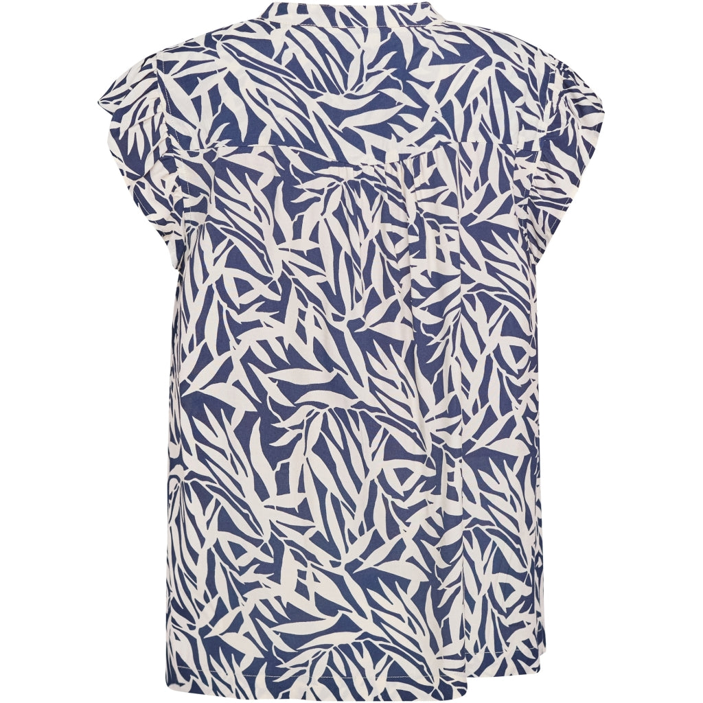 Redgreen Women RG_Allie Blouse Navy Pattern