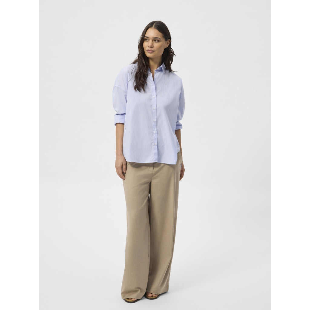 Redgreen Women RG_Anabelle Shirts 162 Light Blue Stripe