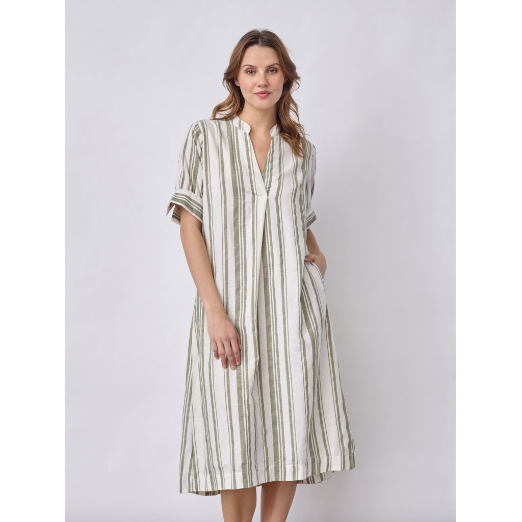 Redgreen Women RG_Delaney Dresses / Shirts 173 Light Green Stripe