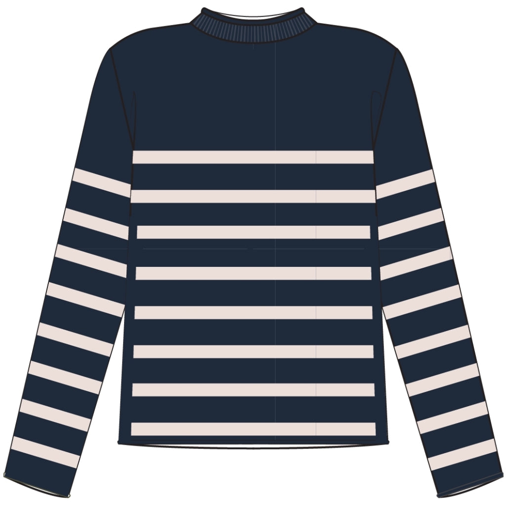 Redgreen Women RG_Kathrine Knit 121 Ecru Stripe