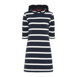Sea Ranch Ronja Striped 3/4 Sleeve Sweat Dress Dresses / Shirts Dark Navy/Pearl