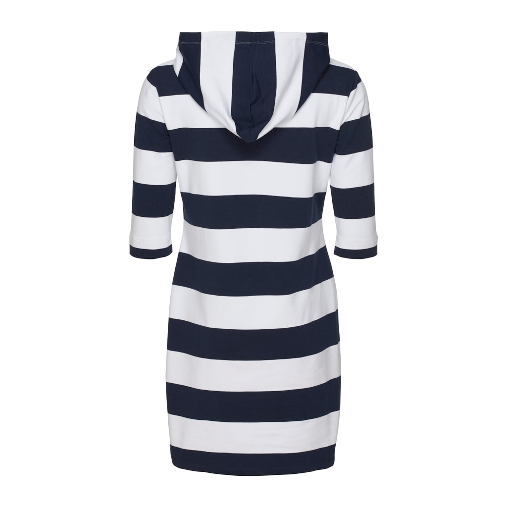 Sea Ranch Ronja Striped 3/4 Sleeve Sweat Dress Dresses / Shirts SR Navy/Pearl