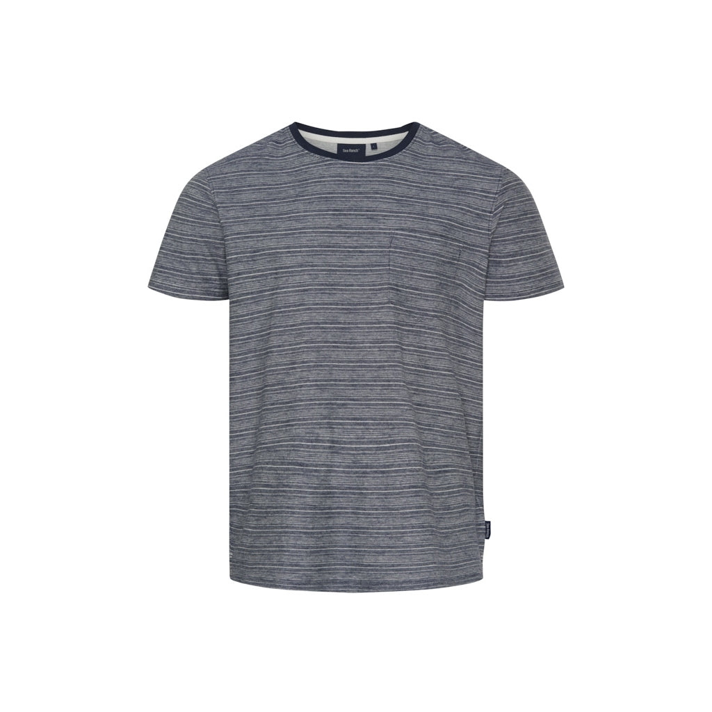 Sea Ranch Rufus T-shirt Short Sleeve Tee SR Navy/Pearl