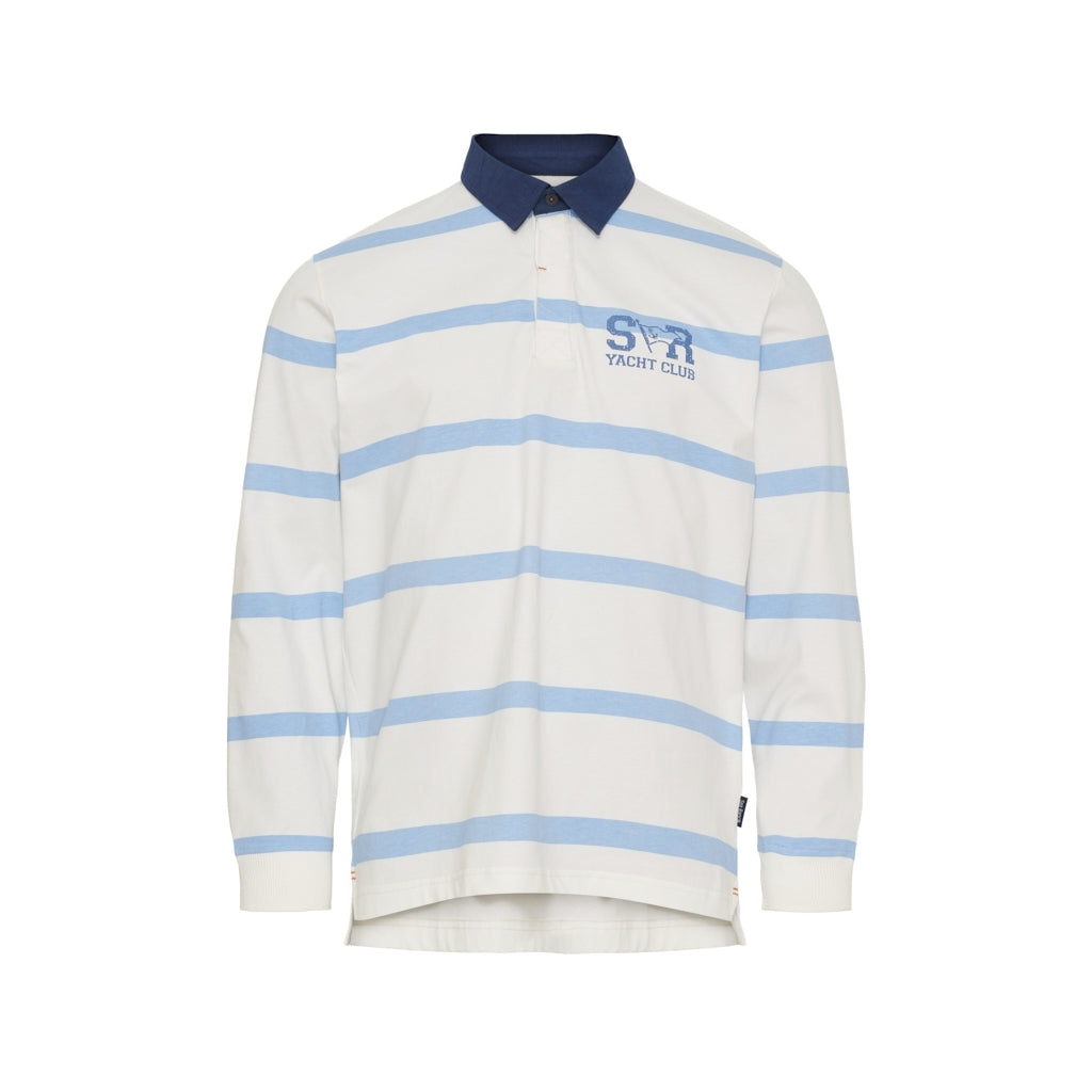Sea Ranch SR_Fergus Long Sleeve Tee 1083 Pearl/Federal Blue