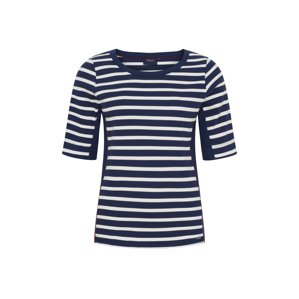 Sea Ranch SR_Maiken Short Sleeve Tee SR Navy/Pearl