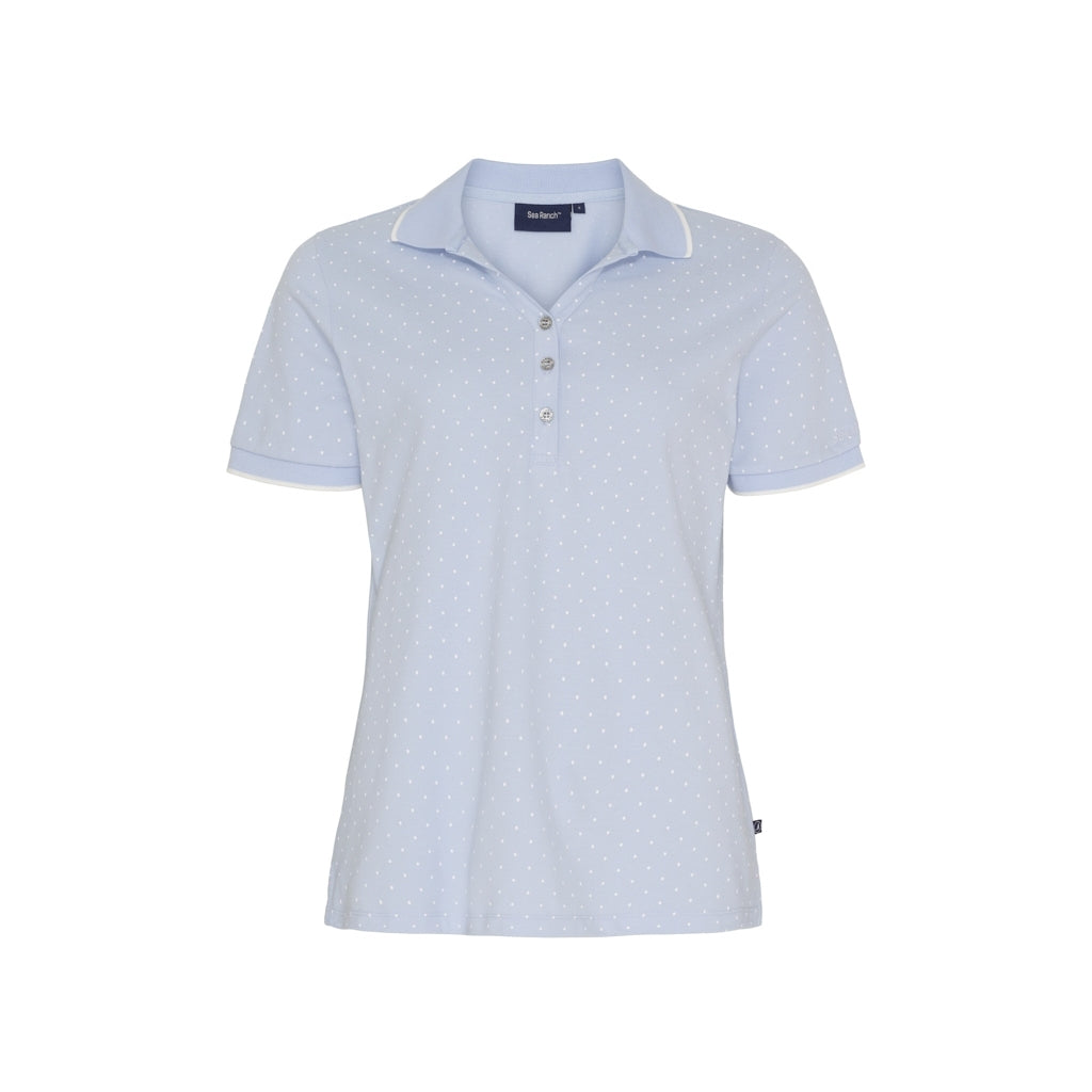Sea Ranch SR_Manon Polo Shirts 4091 Cashmere Blue