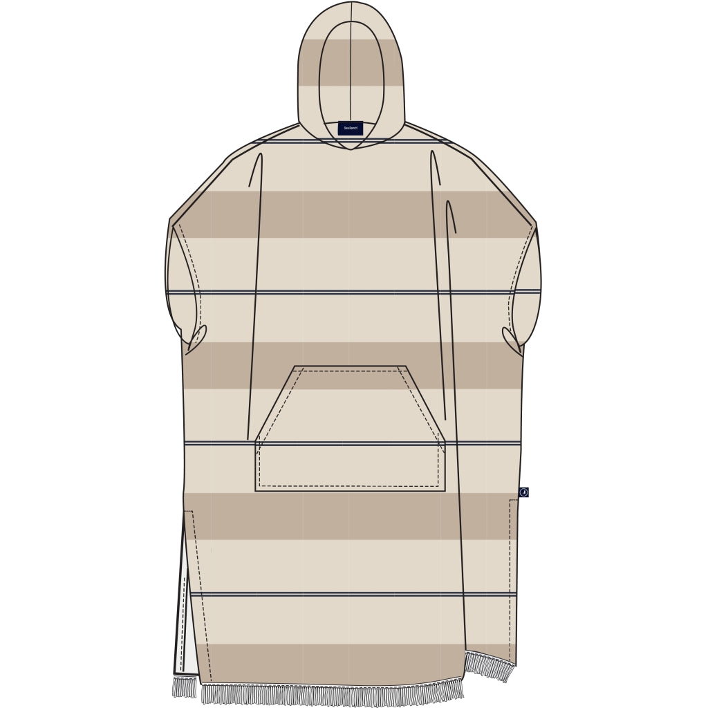 Sea Ranch SR_Pelosa Poncho Towels Off White