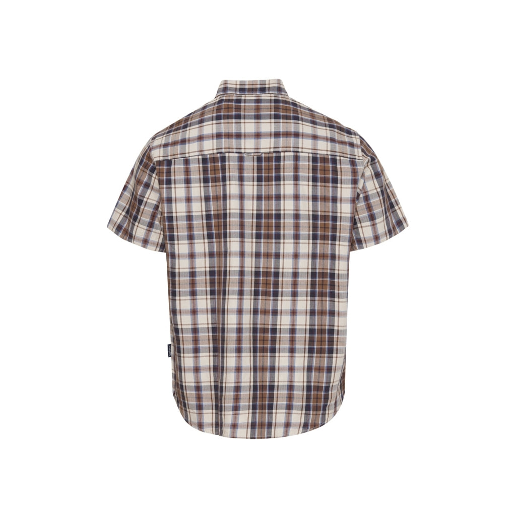 Sea Ranch Sandy Short Sleeve Shirt Shirts 1989 Brown Check