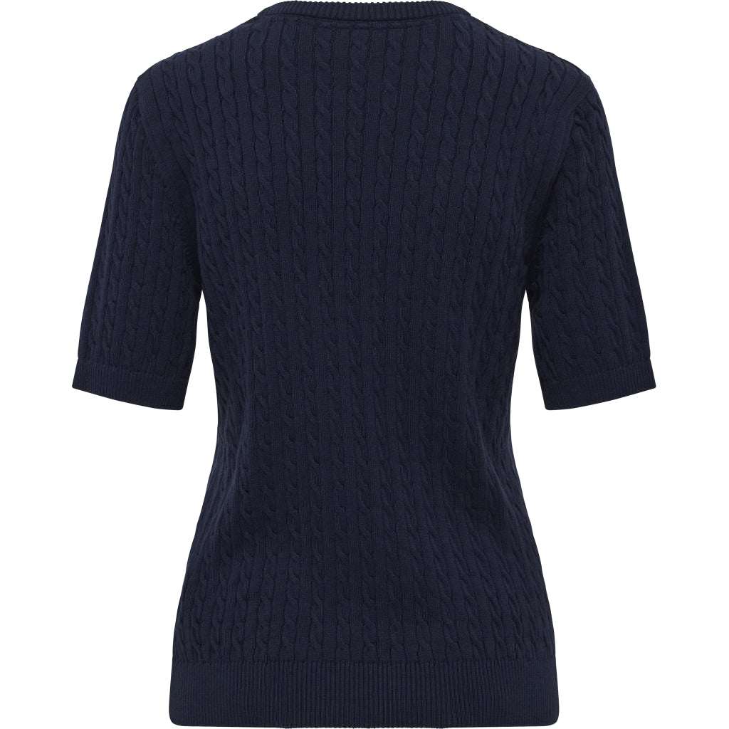 Redgreen Women Serena Cable Knit Knit 068 Navy