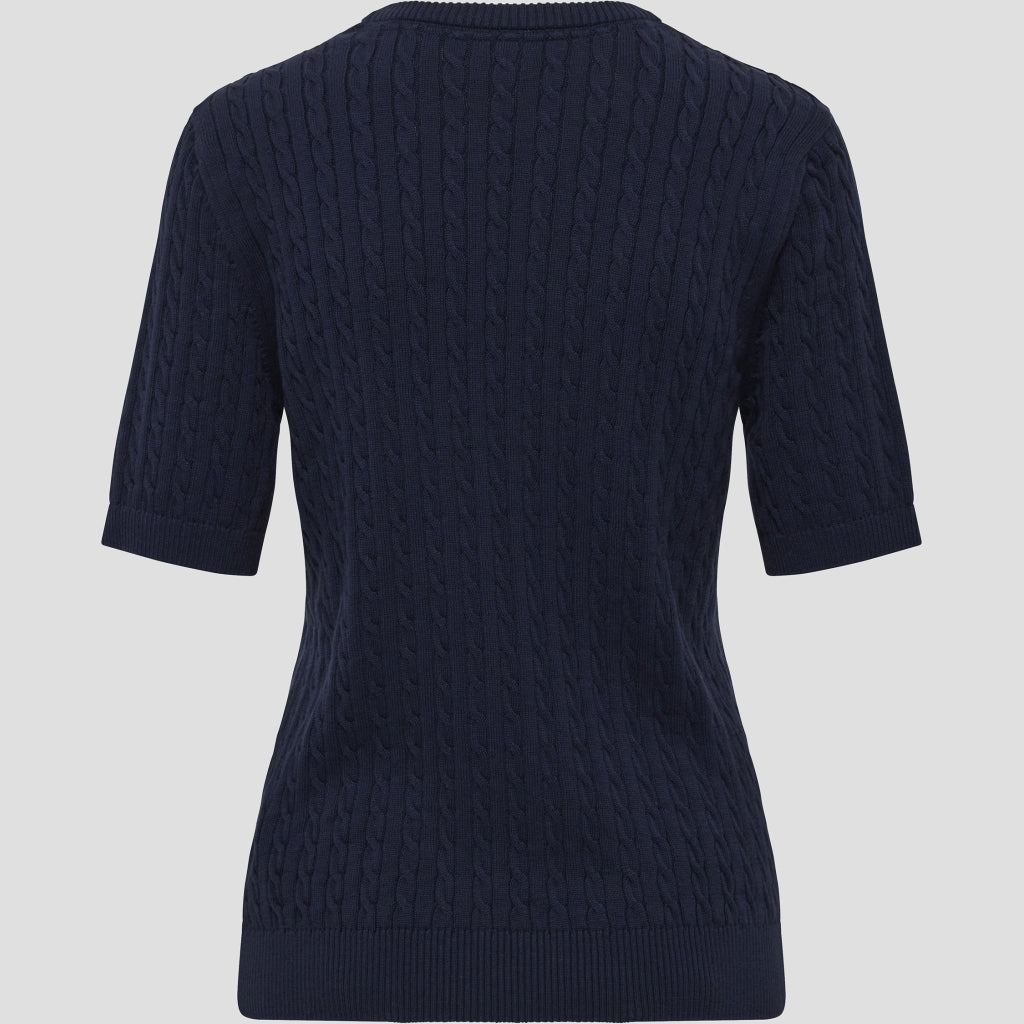 Redgreen Women Serena Cable Knit Knit 068 Navy