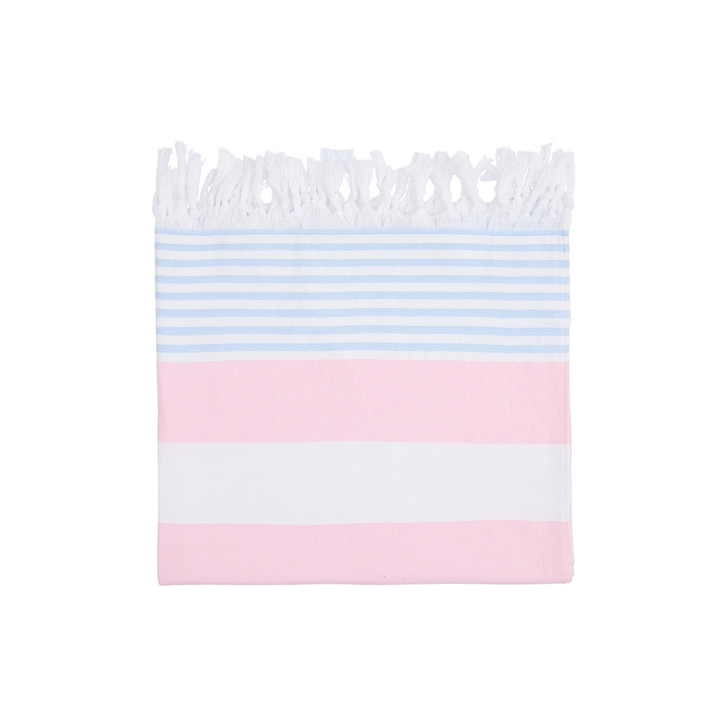 Sea Ranch Striped Beach Towel Towels 1127 White / Marshmallow