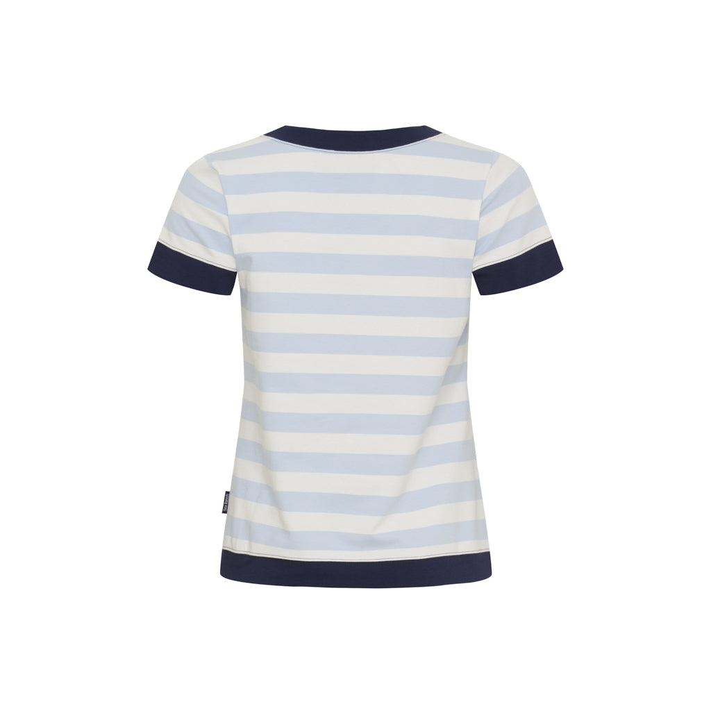 Sea Ranch Tonnere Striped Short Sleeve Tee Short Sleeve Tee 1114 Pearl / Cashmere Blue