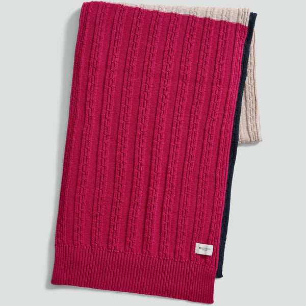 Redgreen Women Vibe Scarf Knit 145 Pink Stripe