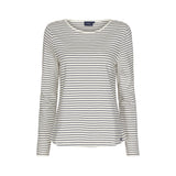 Sea Ranch Amelie Striped Long Sleeve Tee Long Sleeve Tee Pearl/SR Navy