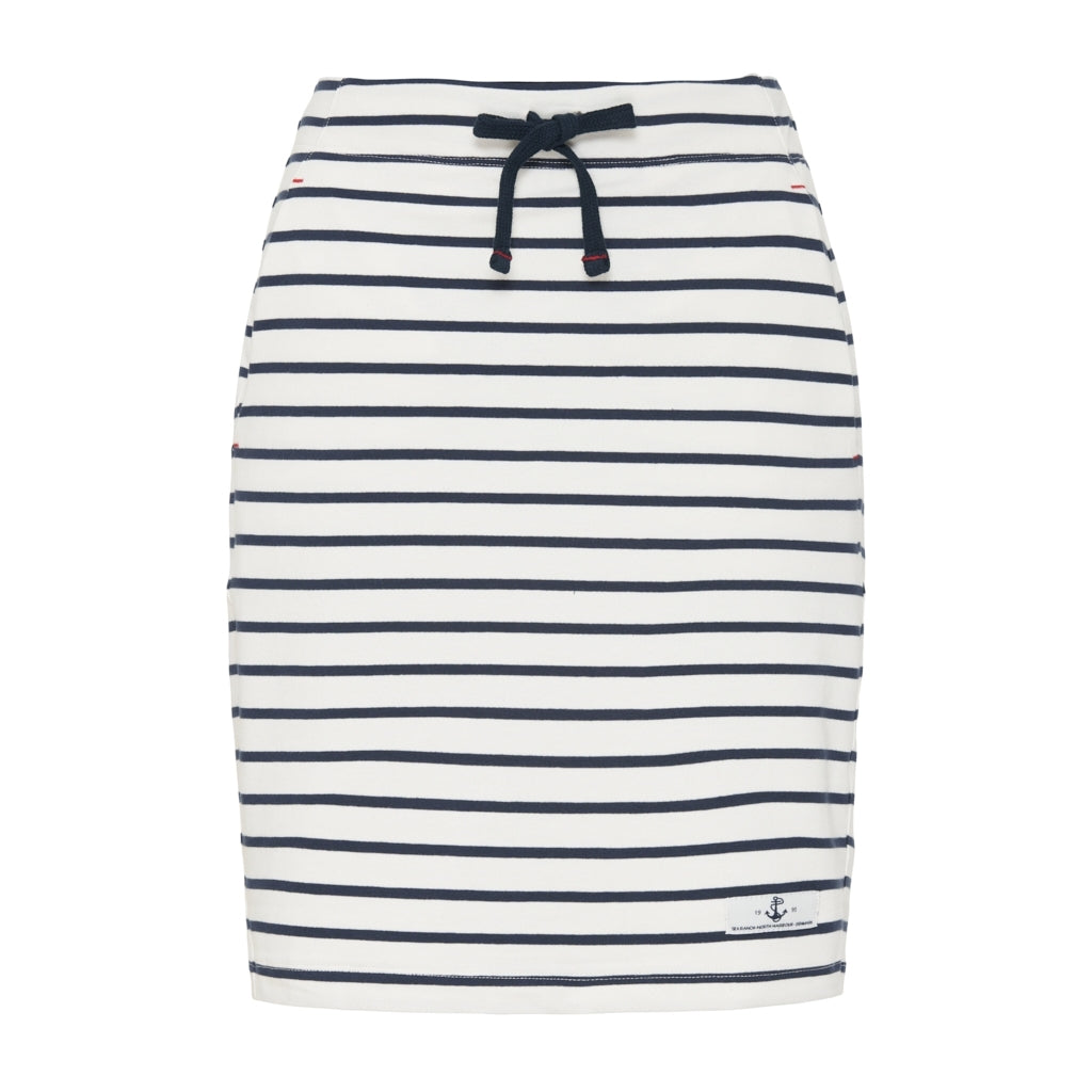 Anjelica Striped Skirt Pearl SR Navy sea ranch.eu