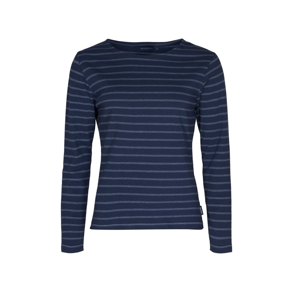 Sea Ranch Antibes Striped Long Sleeve Tee Long Sleeve Tee SR Navy/Navy Melange