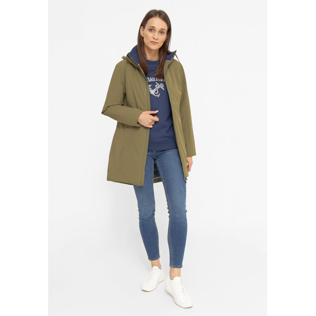 Sea Ranch Cathrine Parka Coat Jackets and Coats Olive