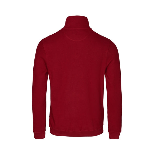 Sea Ranch Cromwell Long Sleeve Half Zip Sweater Sweats Dark Red