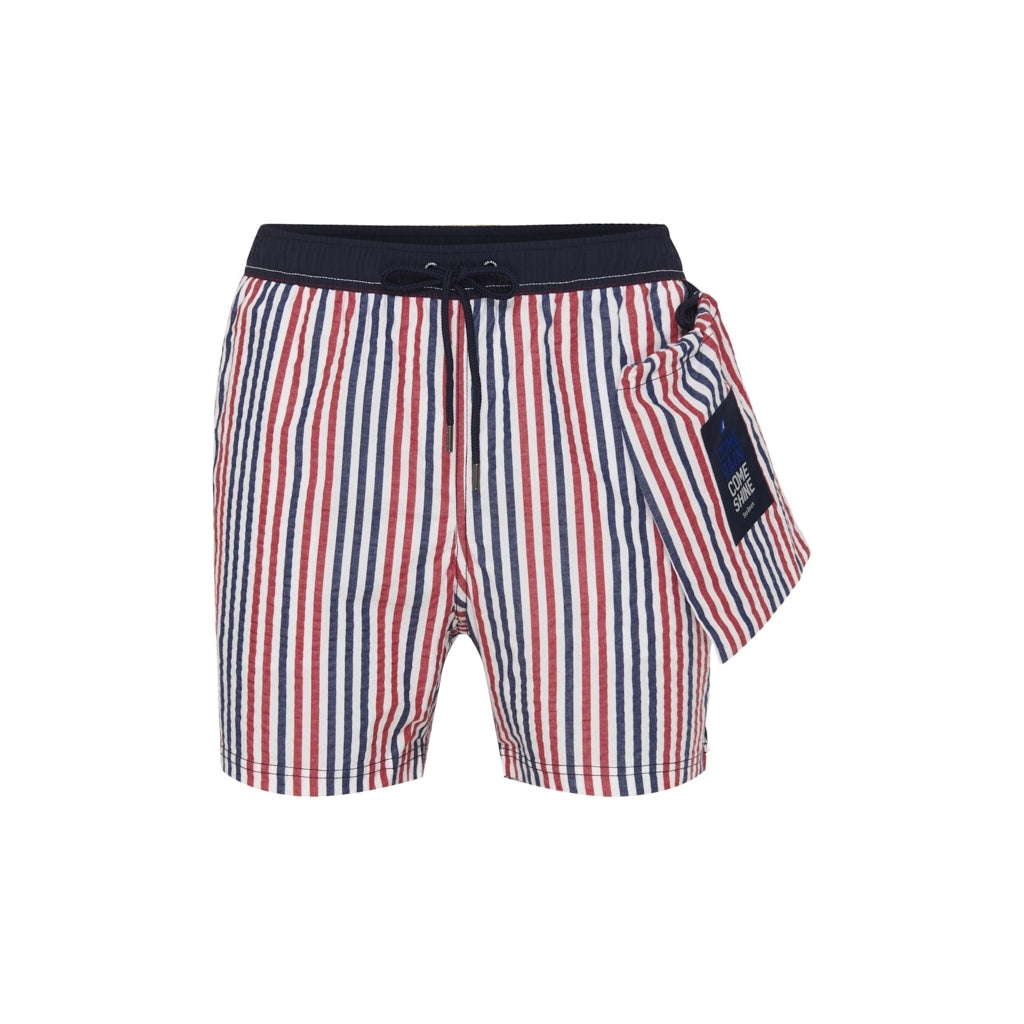 Sea Ranch Guy Swimshorts Swim Shorts SR Navy / Pearl / Red