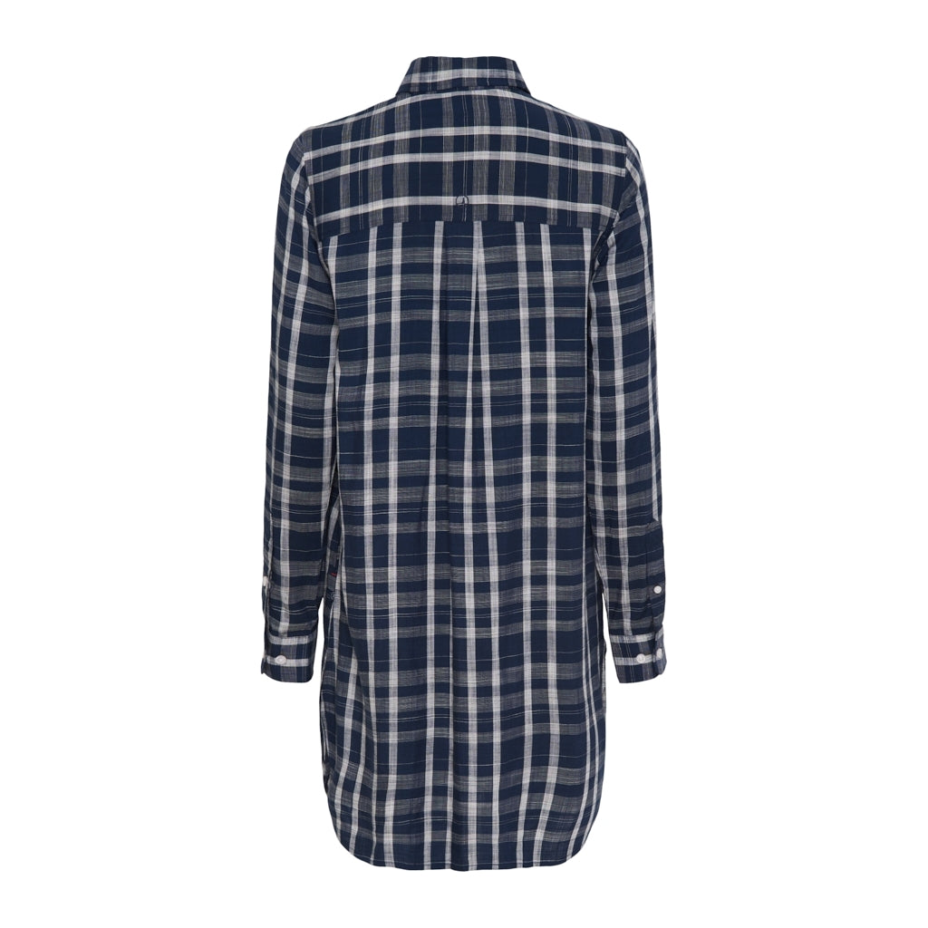 Sea Ranch Linda Shirt Dress Shirts SR Navy/Pearl