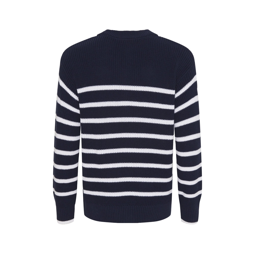 Sea Ranch Louise Half Zip Knit SR Navy/Pearl